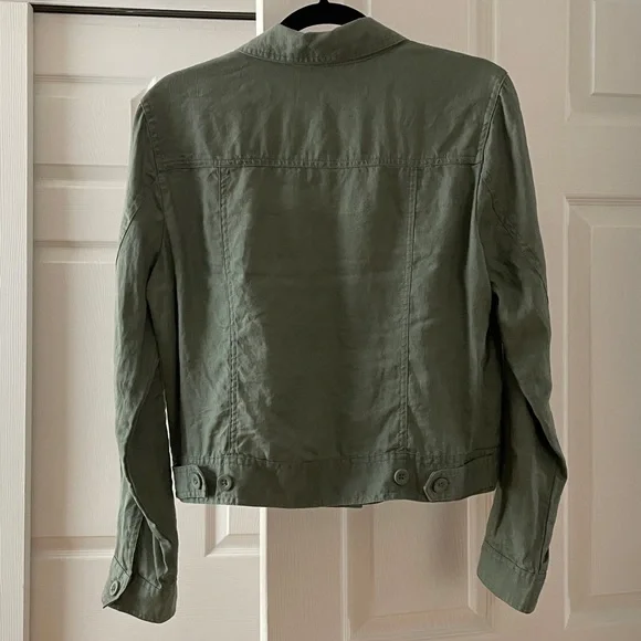 Quince 100% European Linen Jacket, Light Cargo - Picture 3 of 7